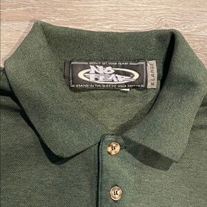No Fear Men's Green Polo Shirt